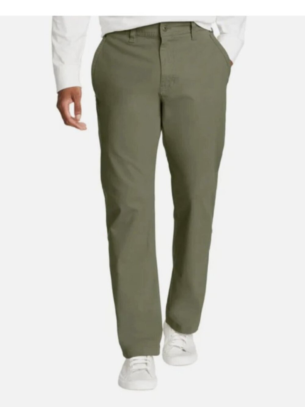 EDDIE BAUER Canvas Utility Pants Men's Green (38 x 29)